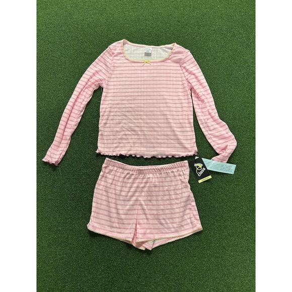Girl’s Pink Long Sleeve Pajama Set Size XL(14) - Art Class - Picture 1 of 6